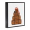 Stupell Industries Stacked Luggage with Floral Handbag Framed Giclee, design by Amanda Greenwood